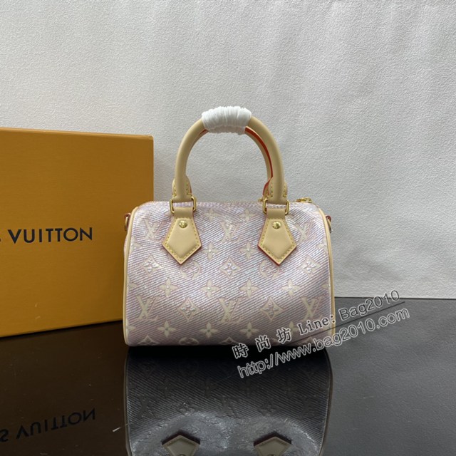 Lv路易威登2023專櫃新款Speedy Bandoulière20手袋 LV情人節限定系列手提肩背包 M22849 ydh5175